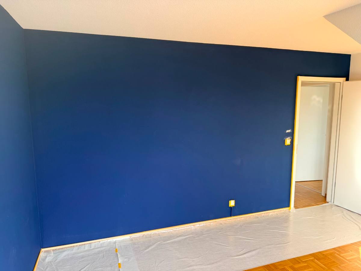 Mur intérieur après